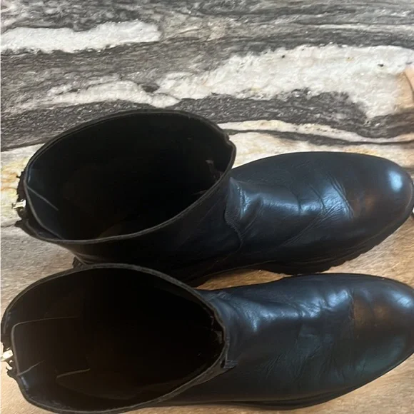 Mango Leather Boot Size 9.5 - Picture 2 of 3